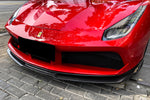  2015-2020 Ferrari 488 GTB RS Style Carbon Fiber Front Lip 
