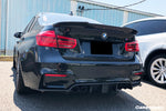  2014-2020 BMW M3 F80 & M4 F82 KNF Style Rear Diffuser - Carbonado 