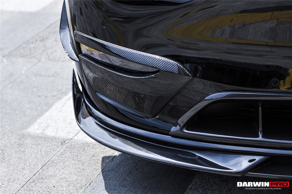 2020-2023 Tesla Model Y IMP Performance Carbon Fiber Front Bumper Grill - DarwinPRO Aerodynamics
