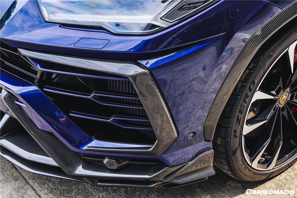 2018-2022 Lamborghini URUS TC Style Dry Carbon Fiber Front Lip Both UP and Down - Carbonado