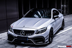  2015-2018 Mercedes Benz W205 C63/S AMG Coupe IMP Performance Partial Carbon Fiber Full Body Kit - DarwinPRO Aerodynamics 