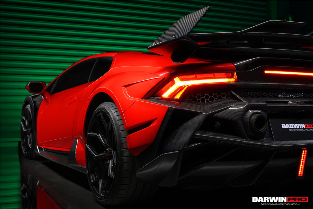 2015-2022 Lamborghini Huracan EVO BKSSII Style Rear Bumper - DarwinPRO Aerodynamics