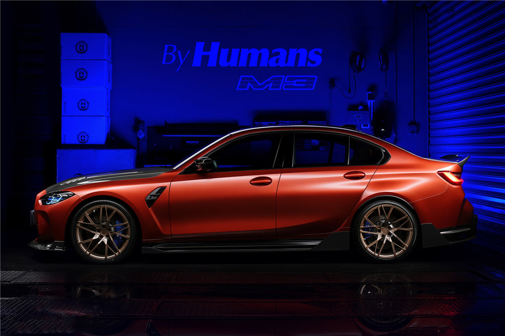 2021-UP BMW M3 G80 BKSS Style Carbon Fiber Side Skirts