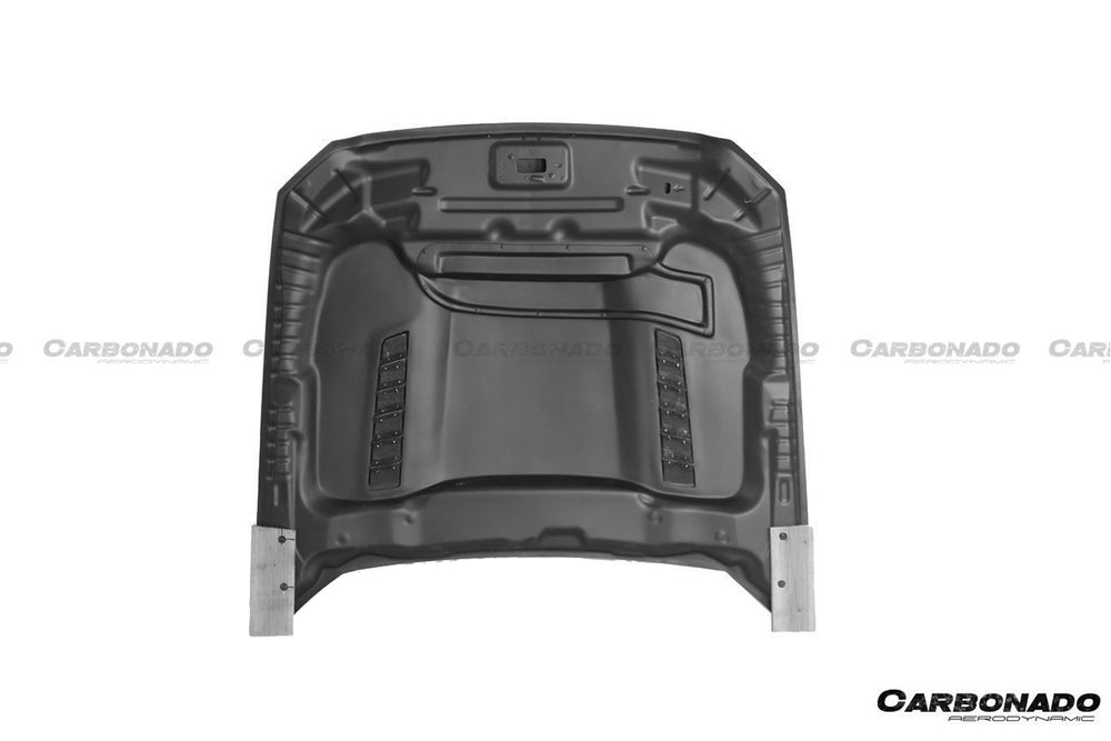 Capó de fibra de carbono estilo TRU para Ford Mustang GT y V6 2015-2017