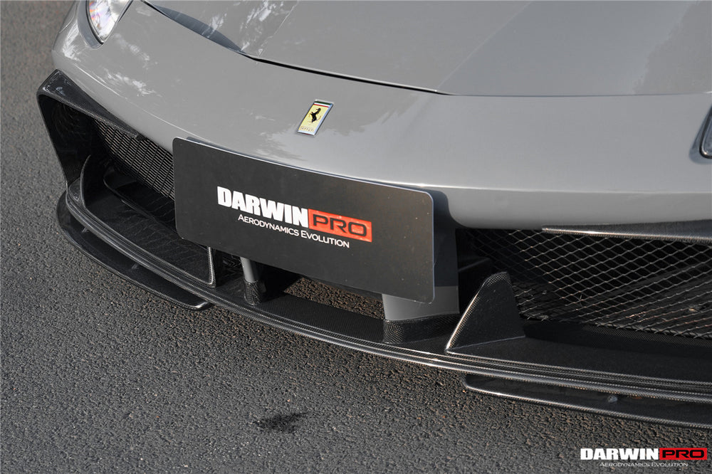 2015-2020 Ferrari 488 GTB/Spyder iMP-Performance Carbon Fiber Front Lip - DarwinPRO Aerodynamics
