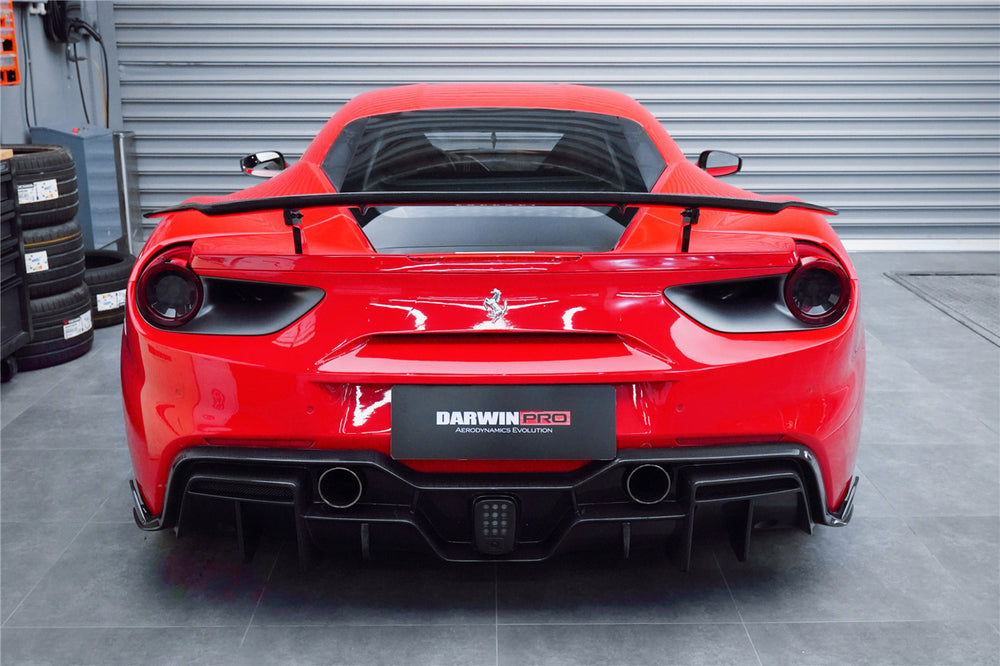 2015-2020 Ferrari 488 GTB/Spyder iMP-Performance Carbon Fiber Rear Diffuser - DarwinPRO Aerodynamics