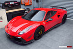  2015-2020 Ferrari 488 GTB/Spyder iMP-Performance Carbon Fiber Front Lip - DarwinPRO Aerodynamics 