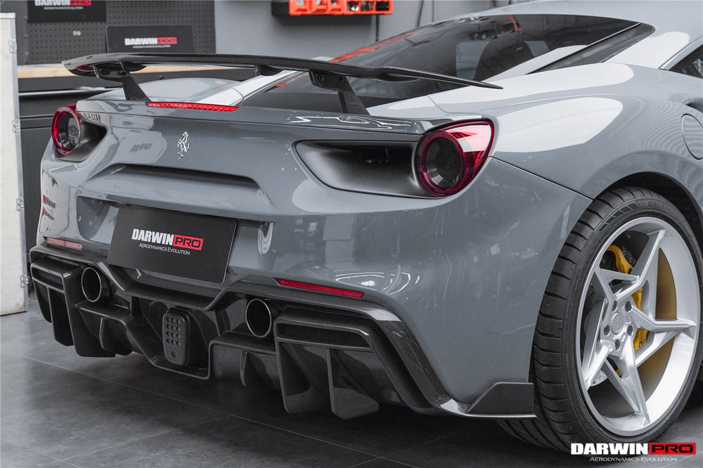 DarwinPRO 2015-2020 Ferrari 488 GTB & Spider iMP-Performance Carbon Fiber Rear Diffuser