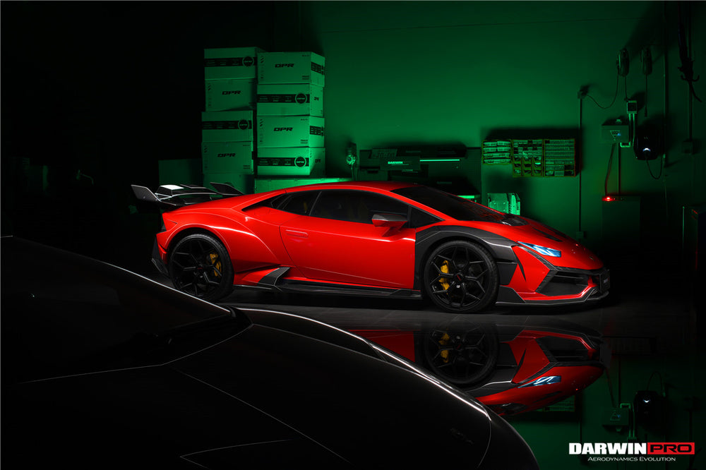 2015-2022 Lamborghini Huracan LP610/LP580/EVO BKSSII Style Front Wide Fender - DarwinPRO Aerodynamics