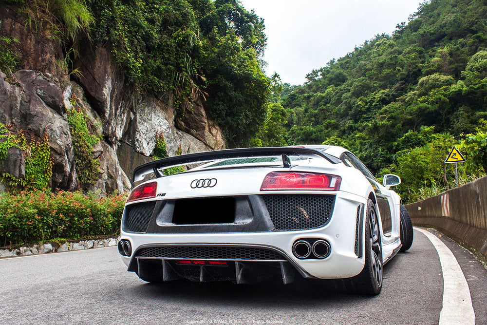 2006-2015 Audi R8 Coupe & Spyder DPGT Style Rear Bumper - DarwinPRO ...