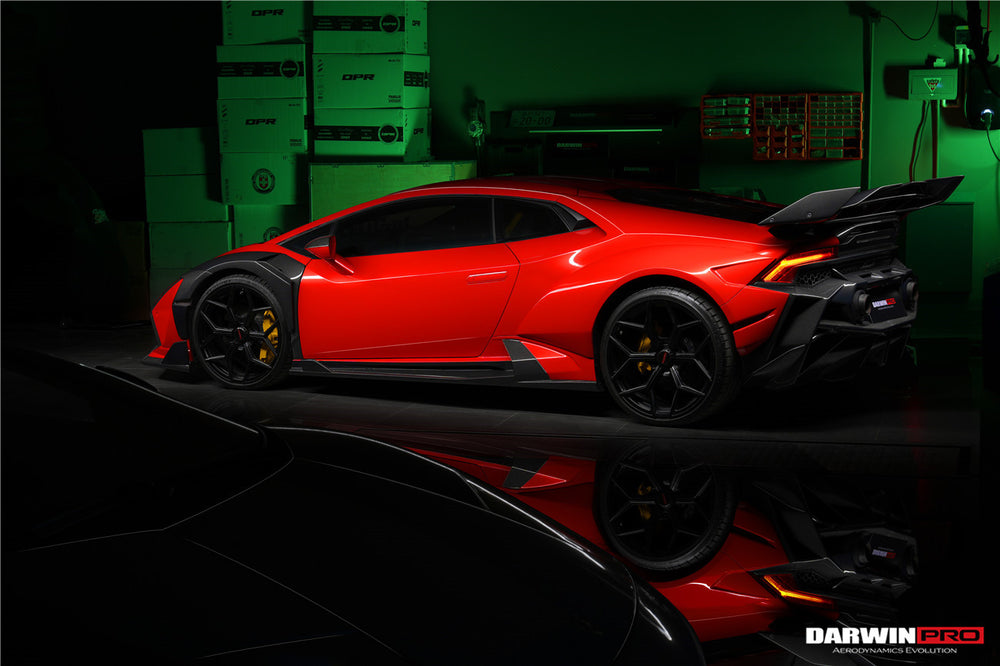 2015-2022 Lamborghini Huracan EVO BKSSII Style Rear Bumper - DarwinPRO Aerodynamics