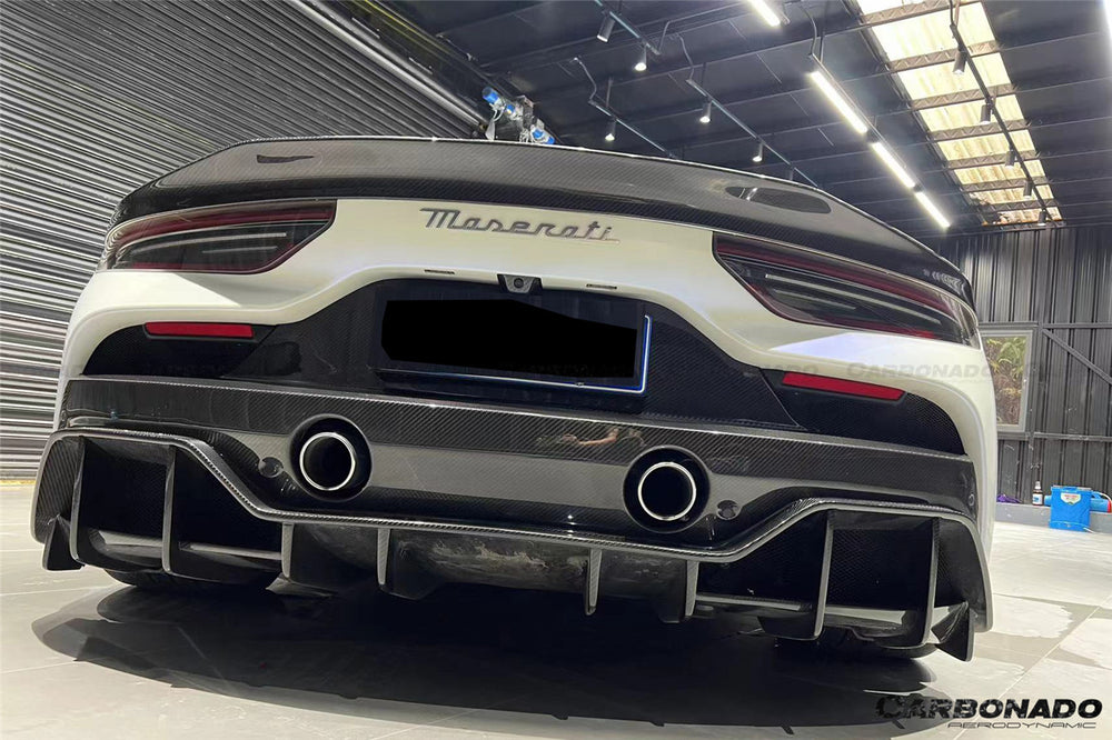 2020-2024 Maserati MC20 SVD Style Dry Carbon Fiber Rear Ducktail Spoiler