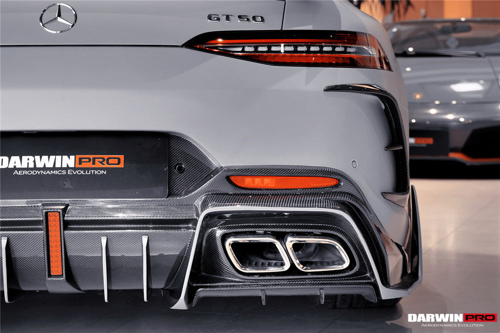 2019-2024 Mercedes Benz AMG GT50 GT53 GT43 GT63 GT63S 4Door Coupe X290 IMP Performance Ver.2 Part Carbon Fiber Rear Bumper