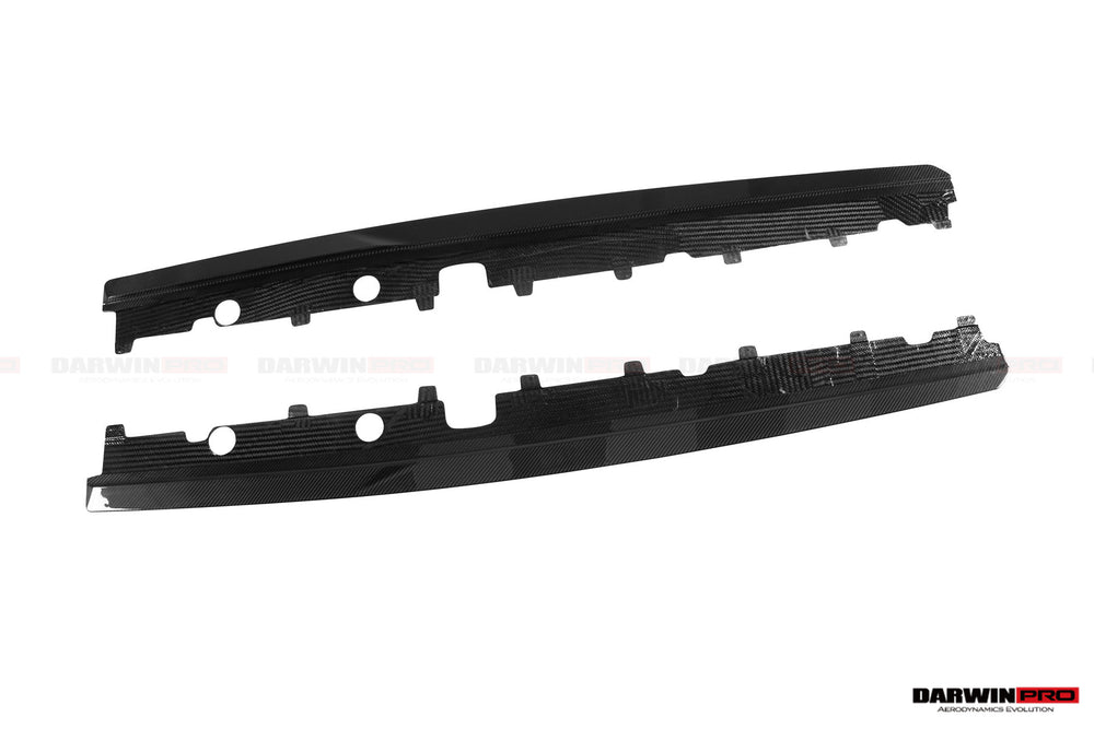 Faldones laterales de fibra de carbono seca de estilo Performance Parts para Audi R8 GEN2 Coupe y Spyder 2016-2018