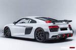  2016-2023 Audi R8 Coupe & Spyder Performance Parts Style Dry Carbon Fiber Trunk Wing with Aluminum Legs - DarwinPRO Aerodynamics 