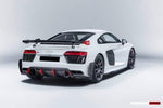  Difusor trasero de fibra de carbono seco de piezas de alto rendimiento para Audi R8 GEN2 Coupe y Spyder 2016-2018 