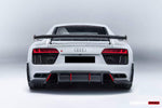  Difusor trasero de fibra de carbono seco de piezas de alto rendimiento para Audi R8 GEN2 Coupe y Spyder 2016-2018 