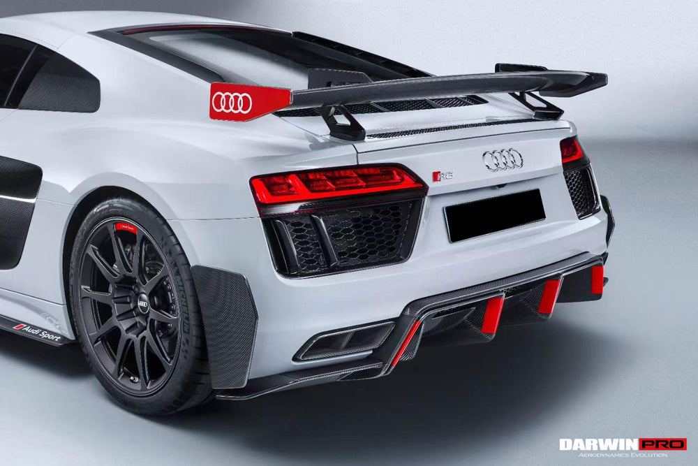 2016-2018 Audi R8 GEN2 Coupe & Spyder Performance Parts Style Dry Carbon Fiber Rear Diffuser