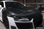  2006-2015 Audi R8 Coupe & Spyder P Style Carbon Fiber Hood 