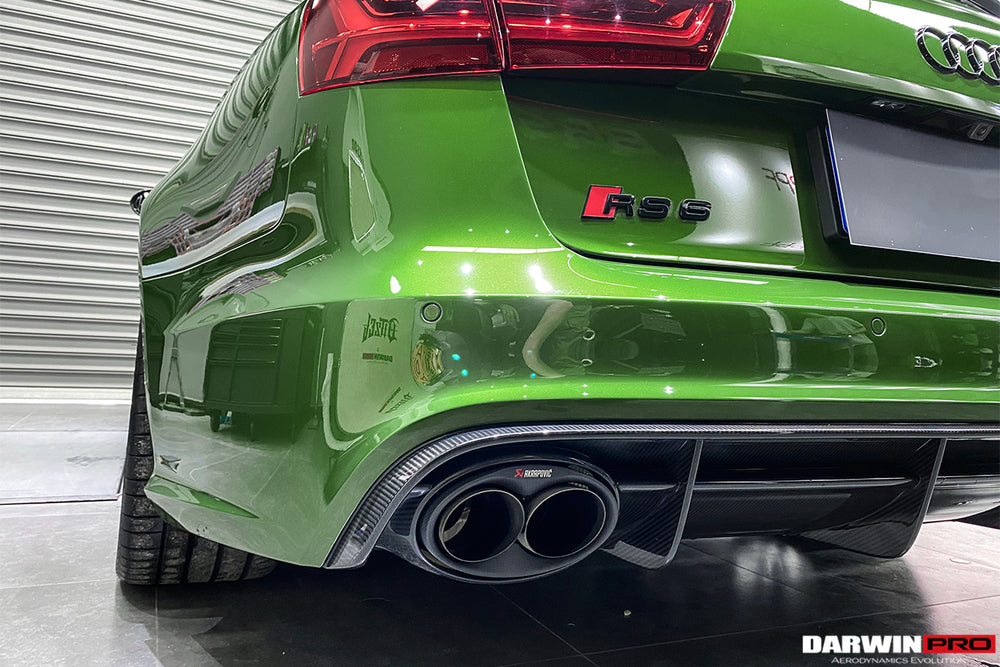 2013-2018 Audi RS6 Avant Carbon Fiber Rear Lip