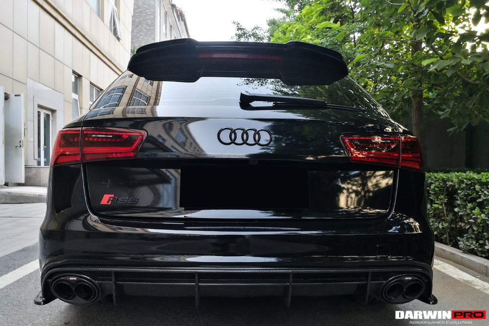 2013-2018 Audi RS6 Avant Carbon Fiber Rear Lip