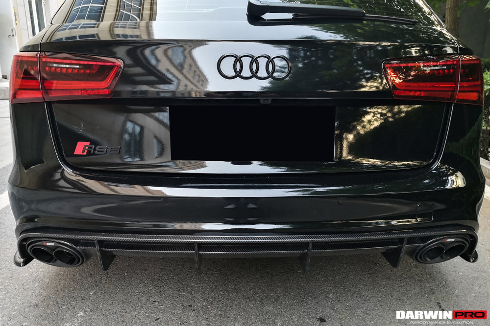 2013-2018 Audi RS6 Avant Carbon Fiber Rear Lip