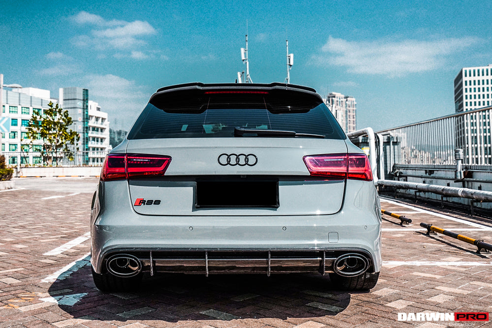 2013-2018 Audi RS6 Avant Carbon Fiber Rear Lip
