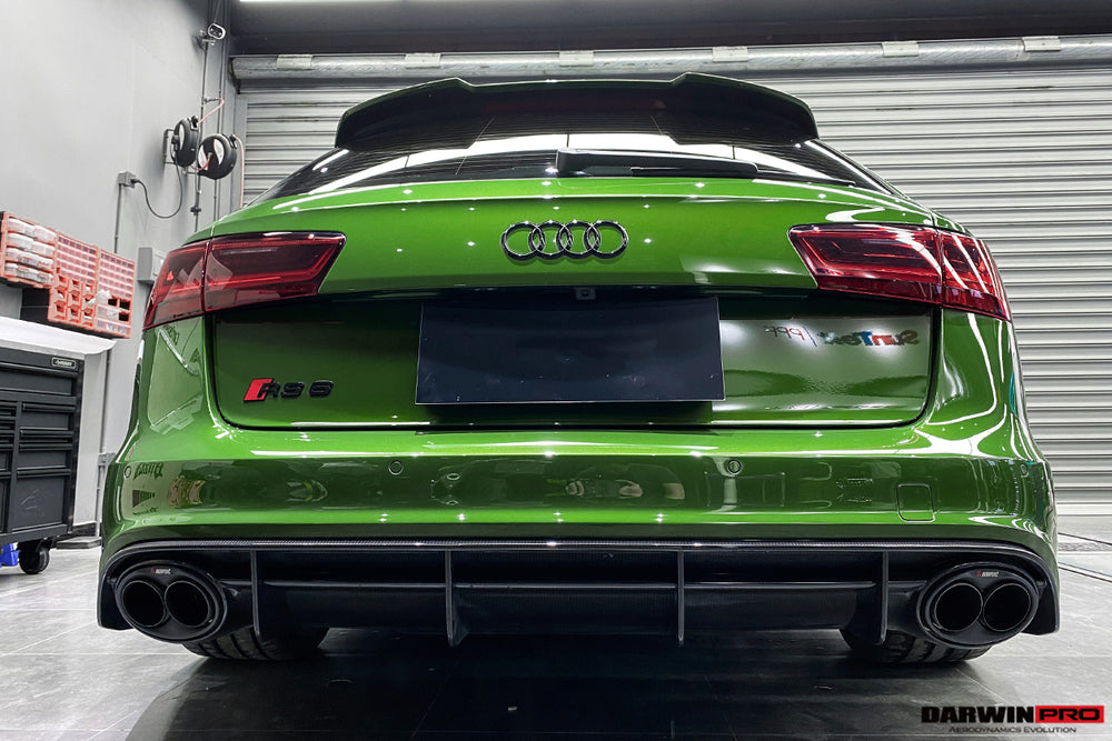 2013-2018 Audi RS6 Avant Carbon Fiber Rear Lip