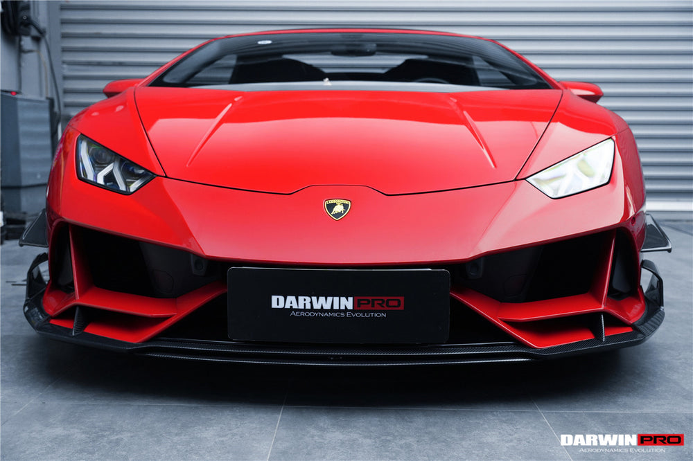 2015-2022 Lamborghini Huracan EVO 4WD ONLY BKSS Style Carbon Front Lip - DarwinPRO Aerodynamics