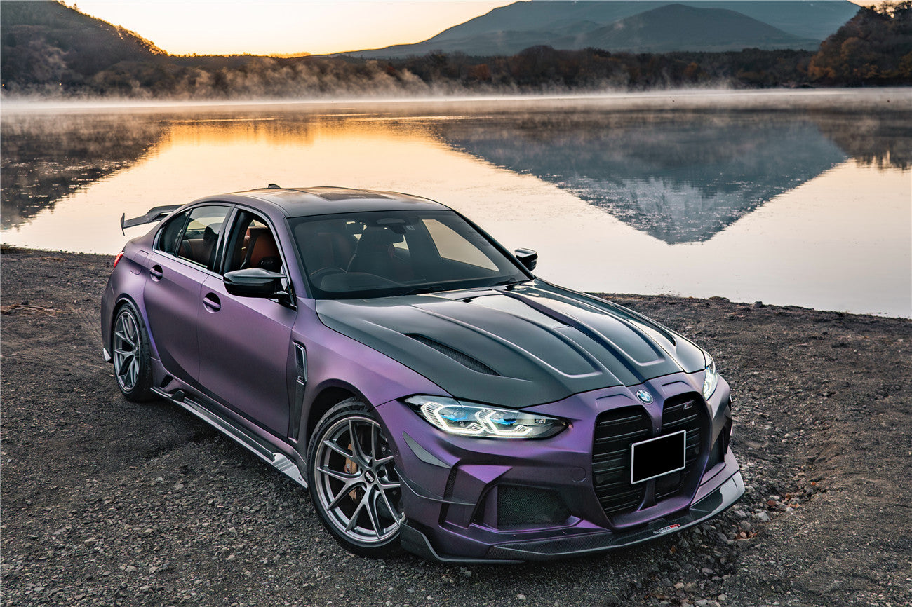  M3ボディ 2021-UP BMW M3 G80 BKSSII Style Carbon Fiber Full Body Kit