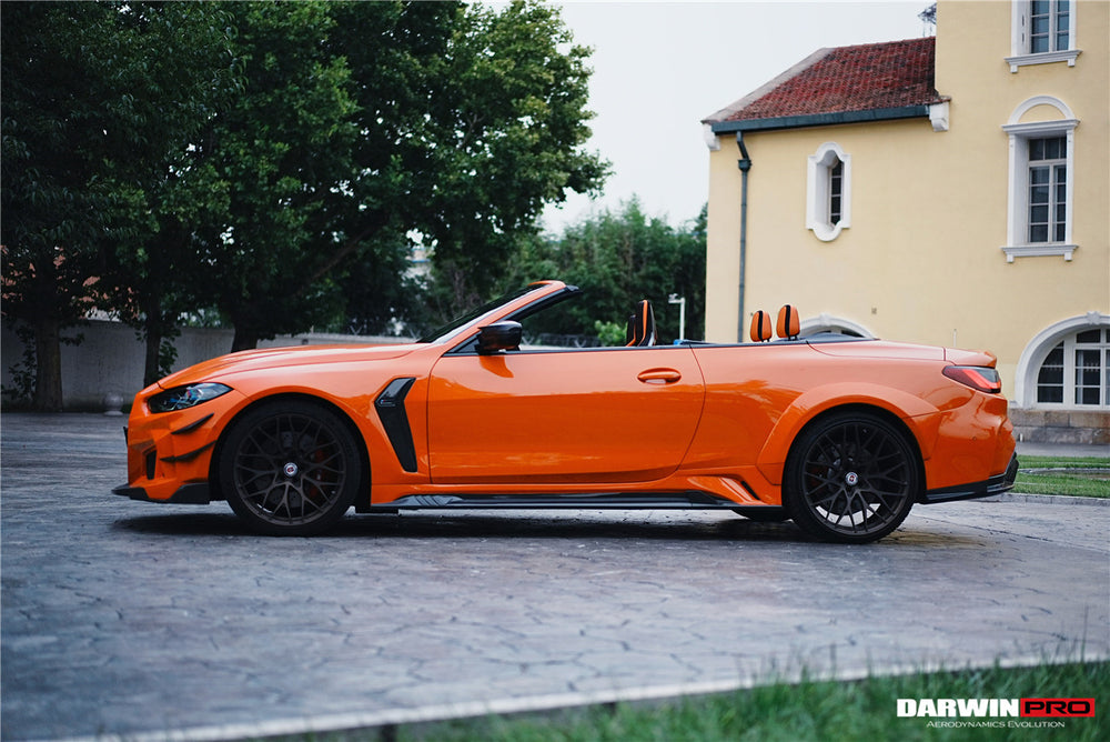 DarwinPRO 2021-UP BMW M4 G82 G83 BKSSII Style Front Bumper and Front Fender and Side Skirts