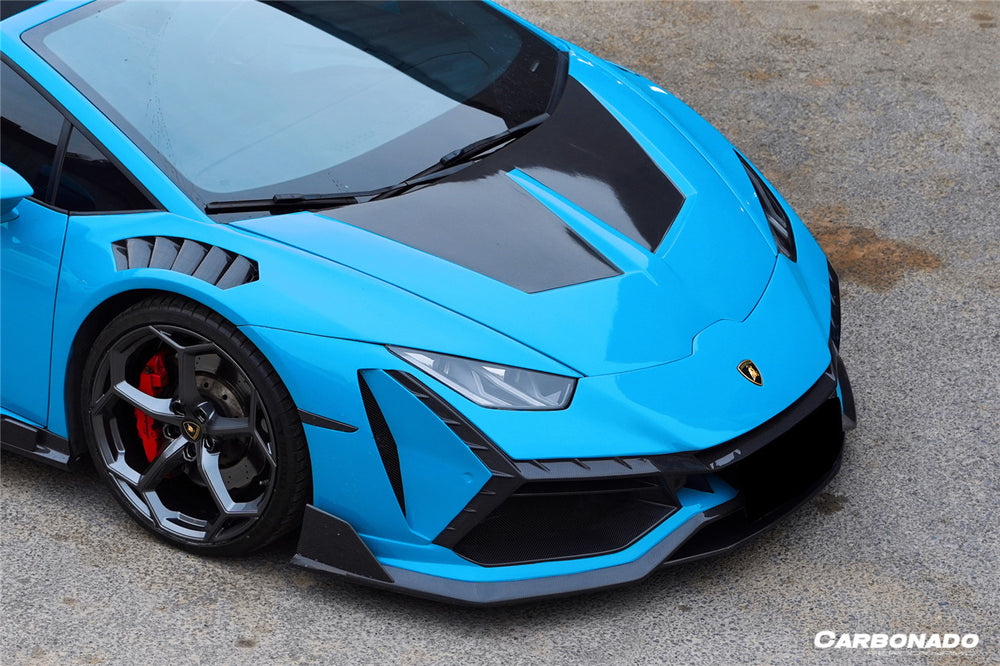 Guardabarros delantero estilo Lamborghini Huracan LP610, LP580, EVO y Tecnica VRS 2015-2025