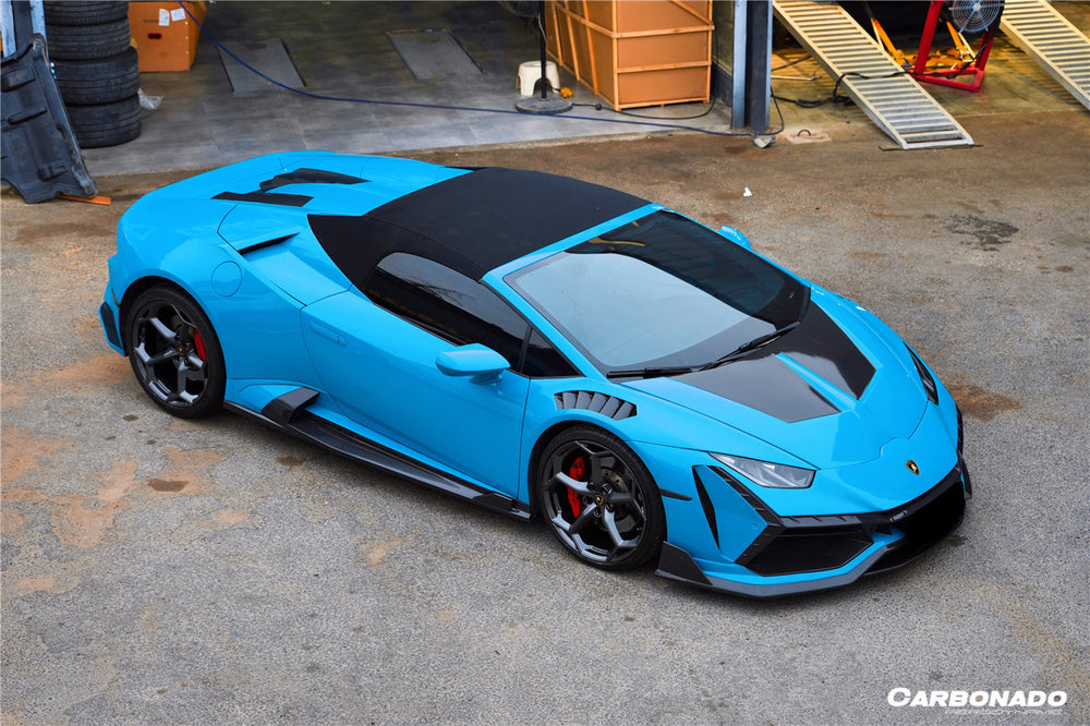 Guardabarros delantero estilo Lamborghini Huracan LP610, LP580, EVO y Tecnica VRS 2015-2025