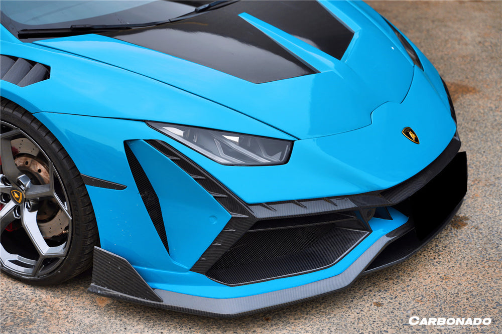 Guardabarros delantero estilo Lamborghini Huracan LP610, LP580, EVO y Tecnica VRS 2015-2025