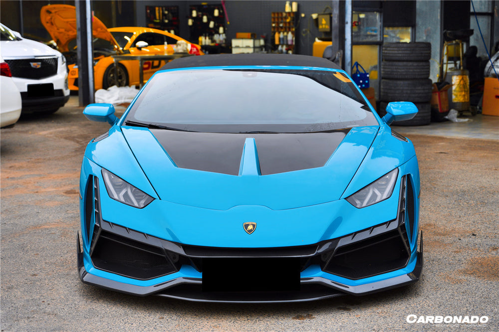 Guardabarros delantero estilo Lamborghini Huracan LP610, LP580, EVO y Tecnica VRS 2015-2025