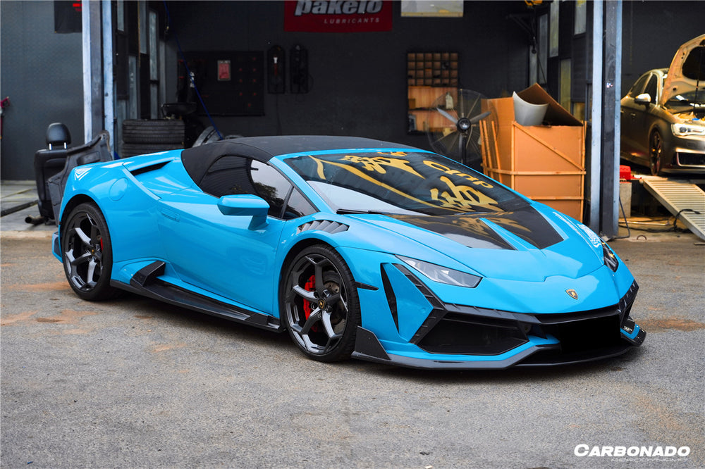 Guardabarros delantero estilo Lamborghini Huracan LP610, LP580, EVO y Tecnica VRS 2015-2025