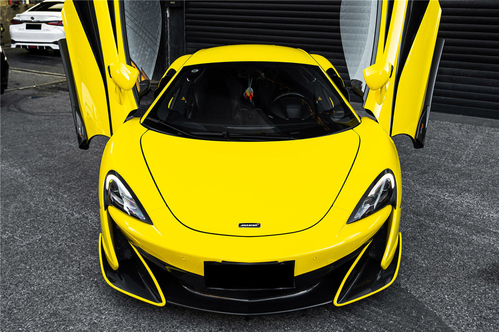 DarwinPRO 2015-2020 McLaren 540C & 570S Carbon Fiber Front Bumper Lip With Undertray