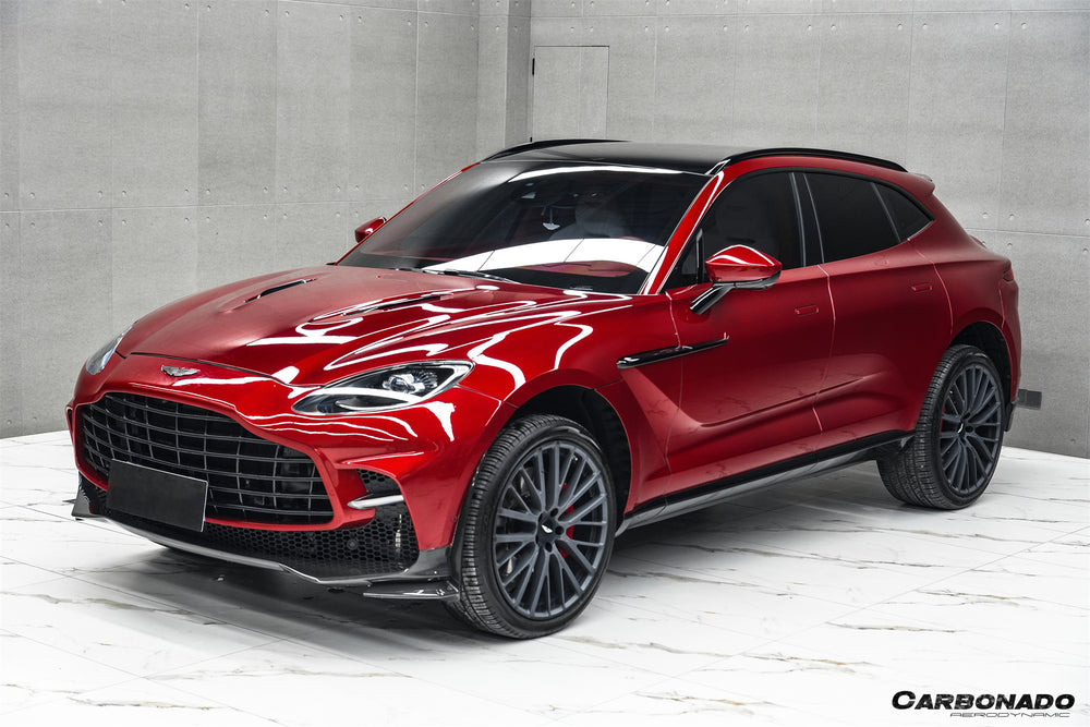 2021-2024 Aston Martin DBX Convert 707 Style Dry Carbon Fiber Front Bumper