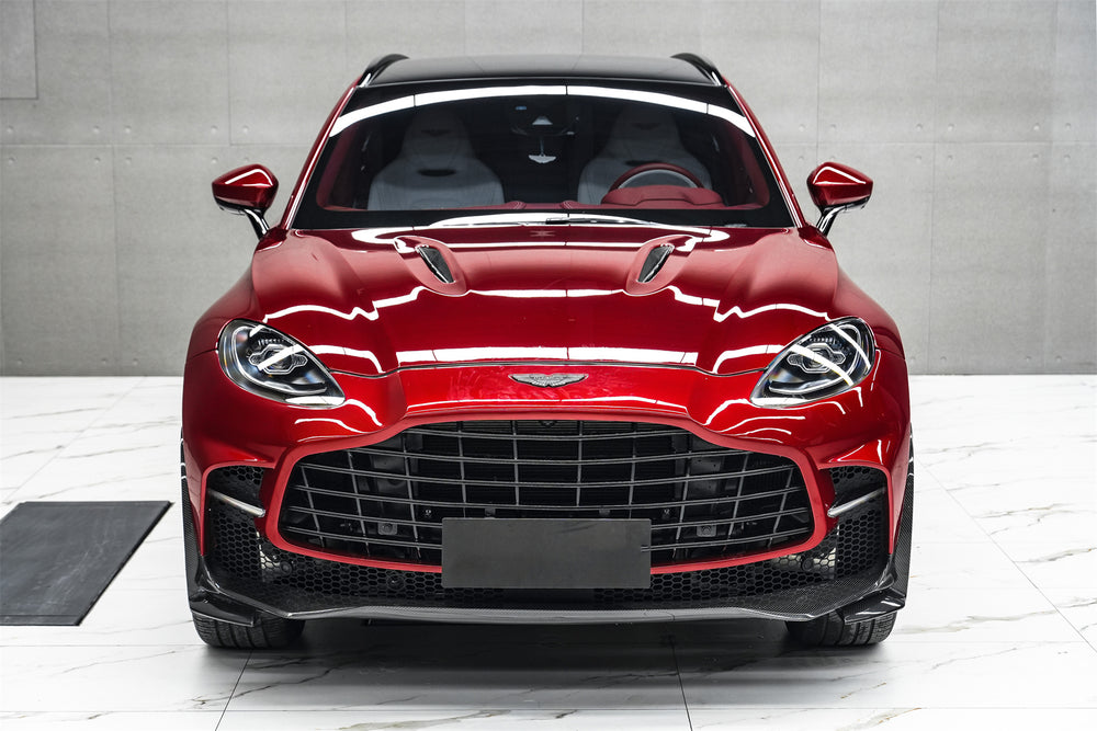 2021-2024 Aston Martin DBX Convert 707 Style Dry Carbon Fiber Front Bumper - Carbonado