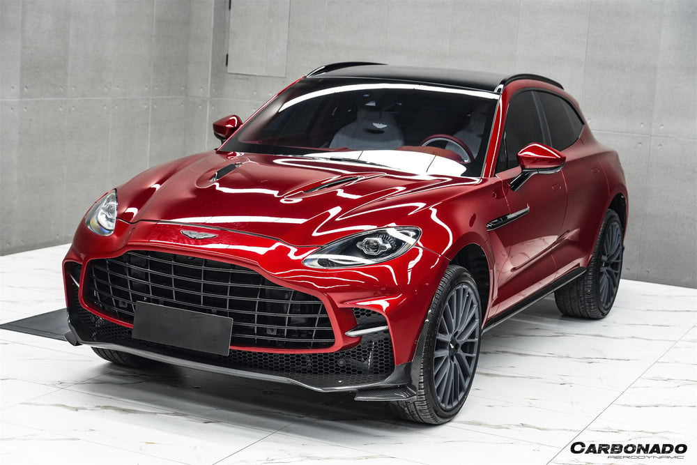 2021-2024 Aston Martin DBX Convert 707 Style Dry Carbon Fiber Front Bumper