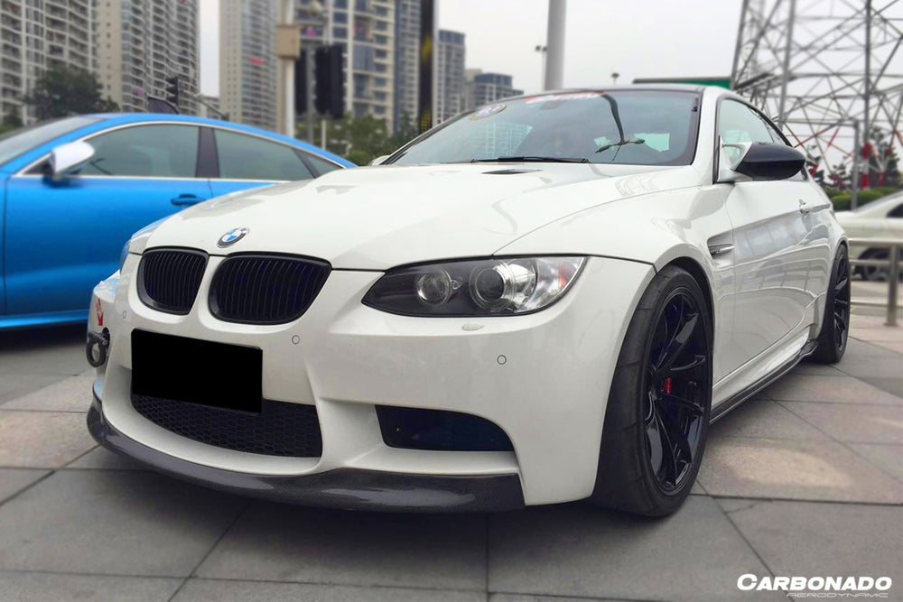 2008-2012 BMW M3 E90 & E92 & E93 L1 Style Carbon Fiber Front Lip - Carbonado