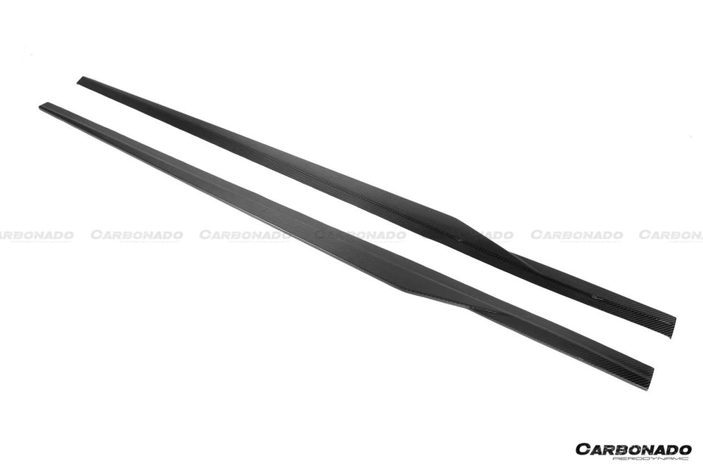 Faldones laterales de fibra de carbono seca estilo OD-R para BMW M2 G87 2021-2024