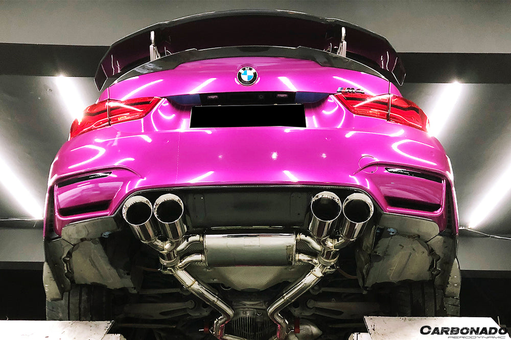 2014-2020 BMW M3 F80 & M4 F82 SM Style Carbon Fiber Rear Diffuser and Lip