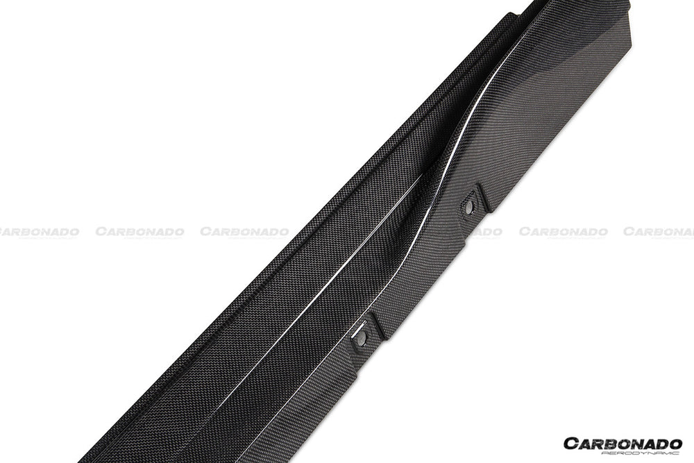 2019-2024 Ferrari F8 OEM Style Dry Carbon Fiber Side Skirts