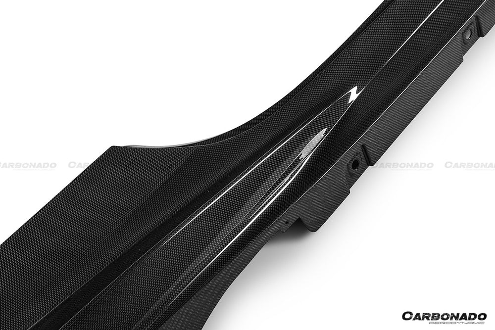 2019-2024 Ferrari F8 OEM Style Dry Carbon Fiber Side Skirts