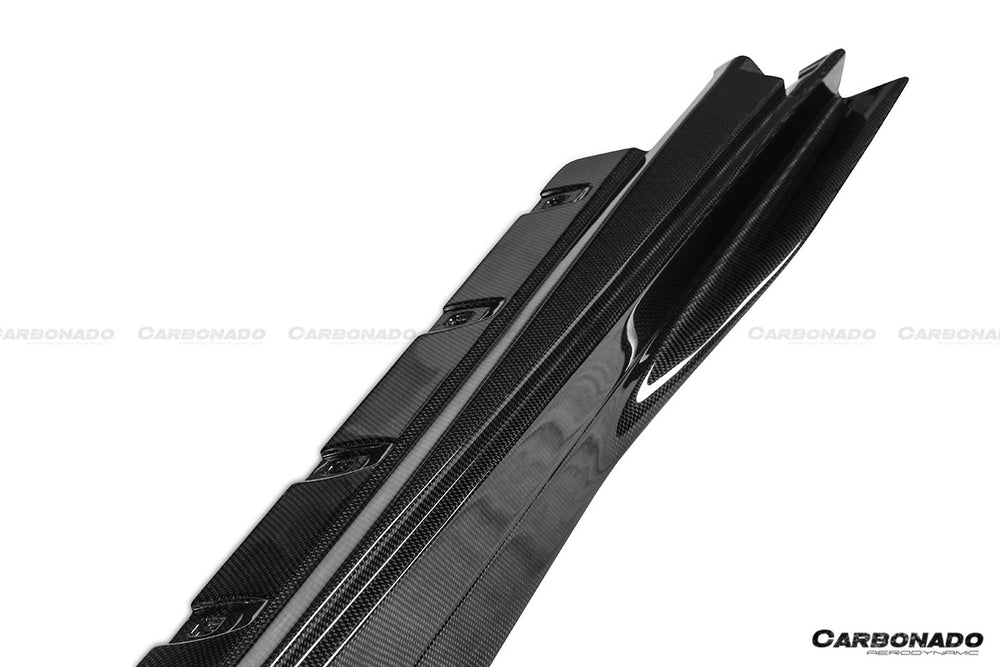 2019-2024 Ferrari F8 OEM Style Dry Carbon Fiber Side Skirts