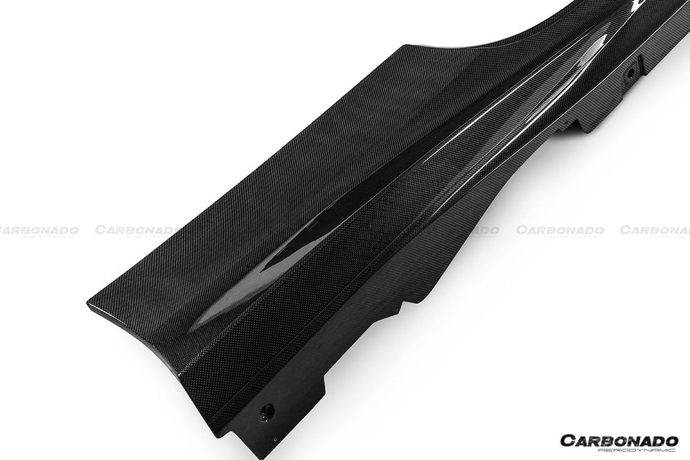 2019-2024 Ferrari F8 OEM Style Dry Carbon Fiber Side Skirts