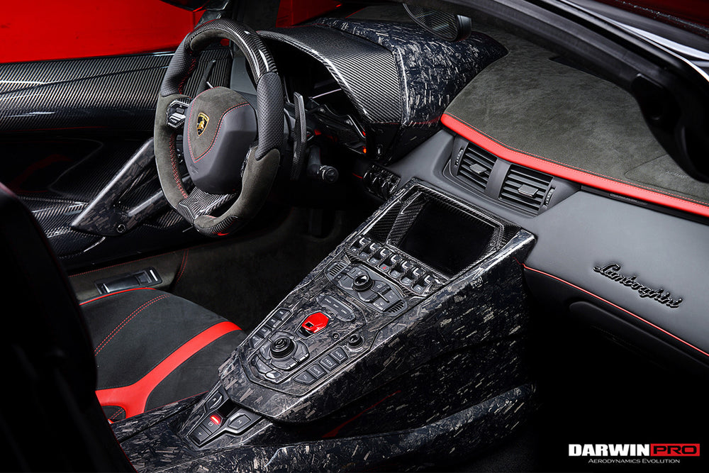 2011-2016 Lamborghini Aventador LP700 Carbon Fiber Center Console - DarwinPRO Aerodynamics