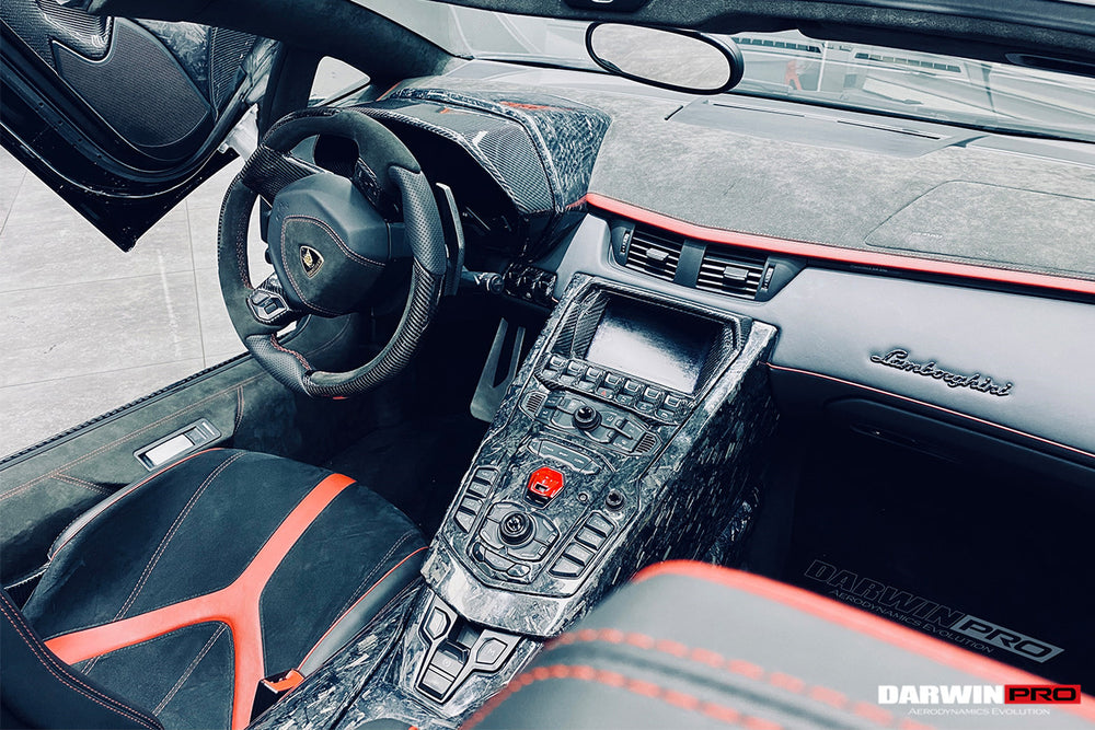 2011-2016 Lamborghini Aventador LP700 Coupe/Roadster Carbon Fiber Screen Surround Panel - DarwinPRO Aerodynamics