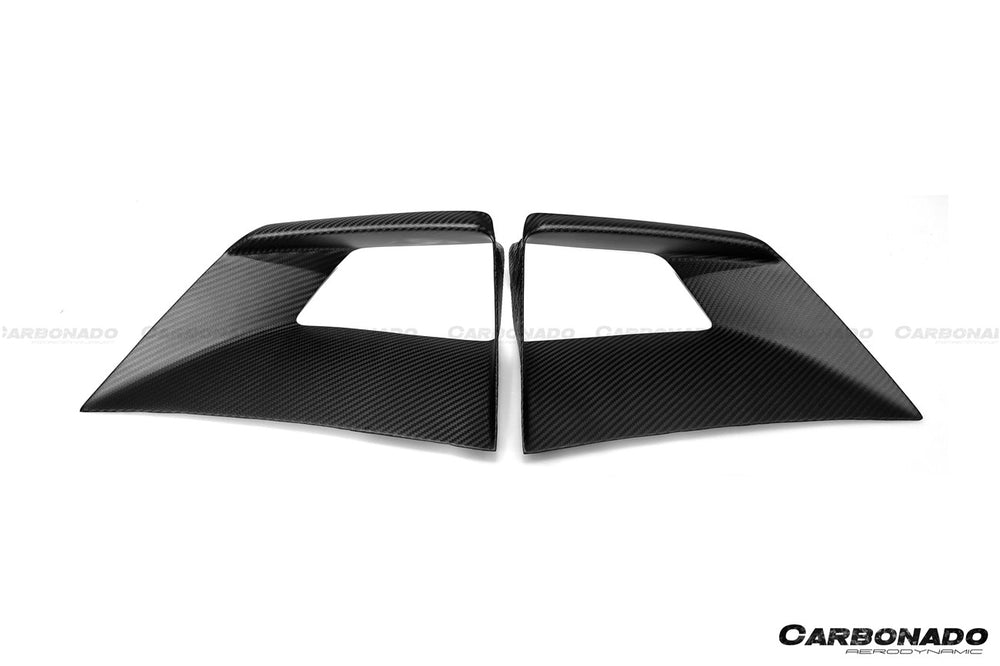 Ventilaciones de capó de fibra de carbono secas Lamborghini Huracan STO 2021 en adelante